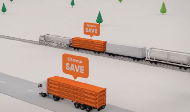 運力不足？ 試試這個可折疊集裝箱吧