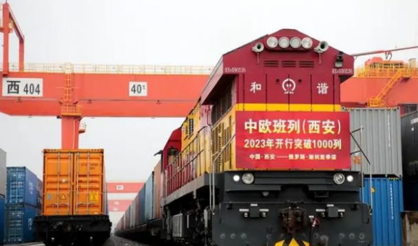 陜西中歐班列今年開行突破1000列