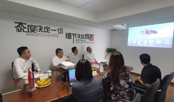 綏芬河市領(lǐng)導(dǎo)一行蒞臨天府盛國(guó)際物流參觀指導(dǎo)